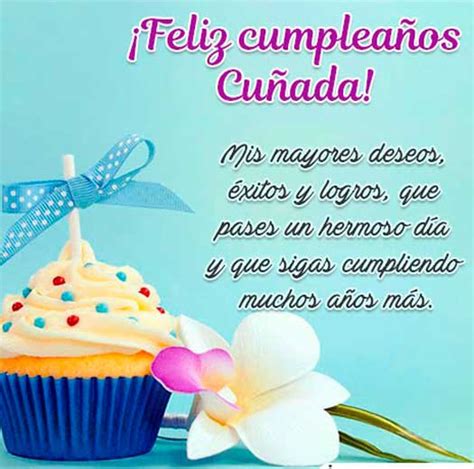 felicitaciones de cumpleaños para cuñadas|More.